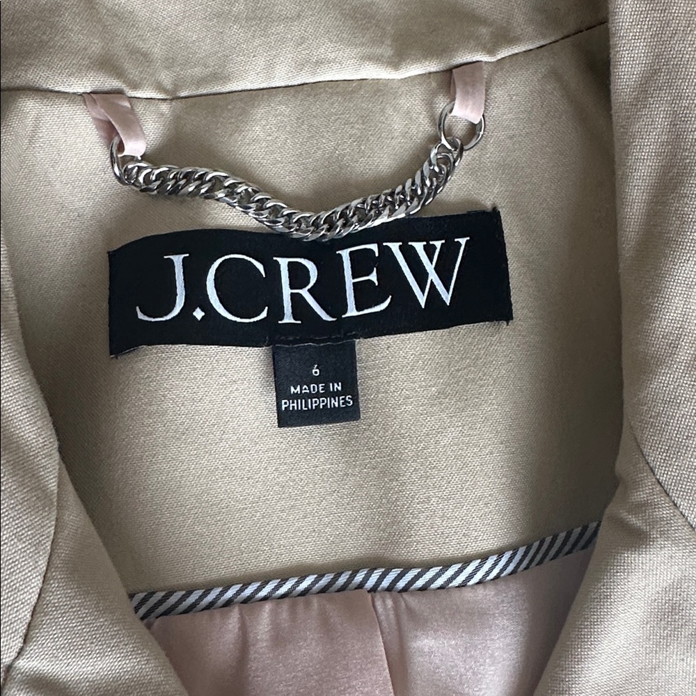 J.Crew Icon Trench Coat, Vintage Khaki - Picture 3 of 14